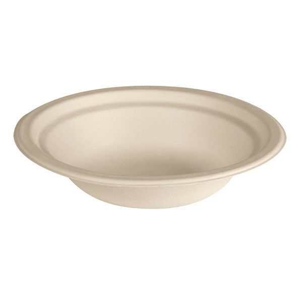 Djuptallrik Bagasse Brun 18cm 800st
