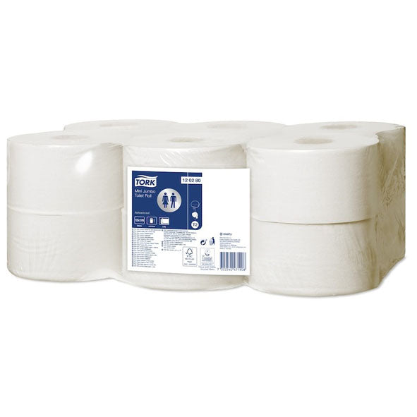 Tork Toalett Mini Jumbo T2 Advanced 12rl