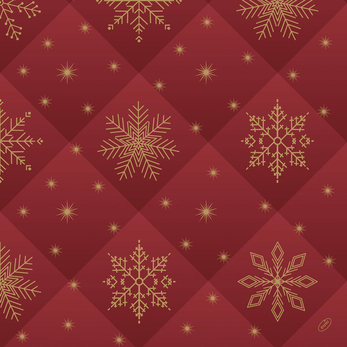Servett Dunilin 48x48cm Rhombus Bordeaux 216st