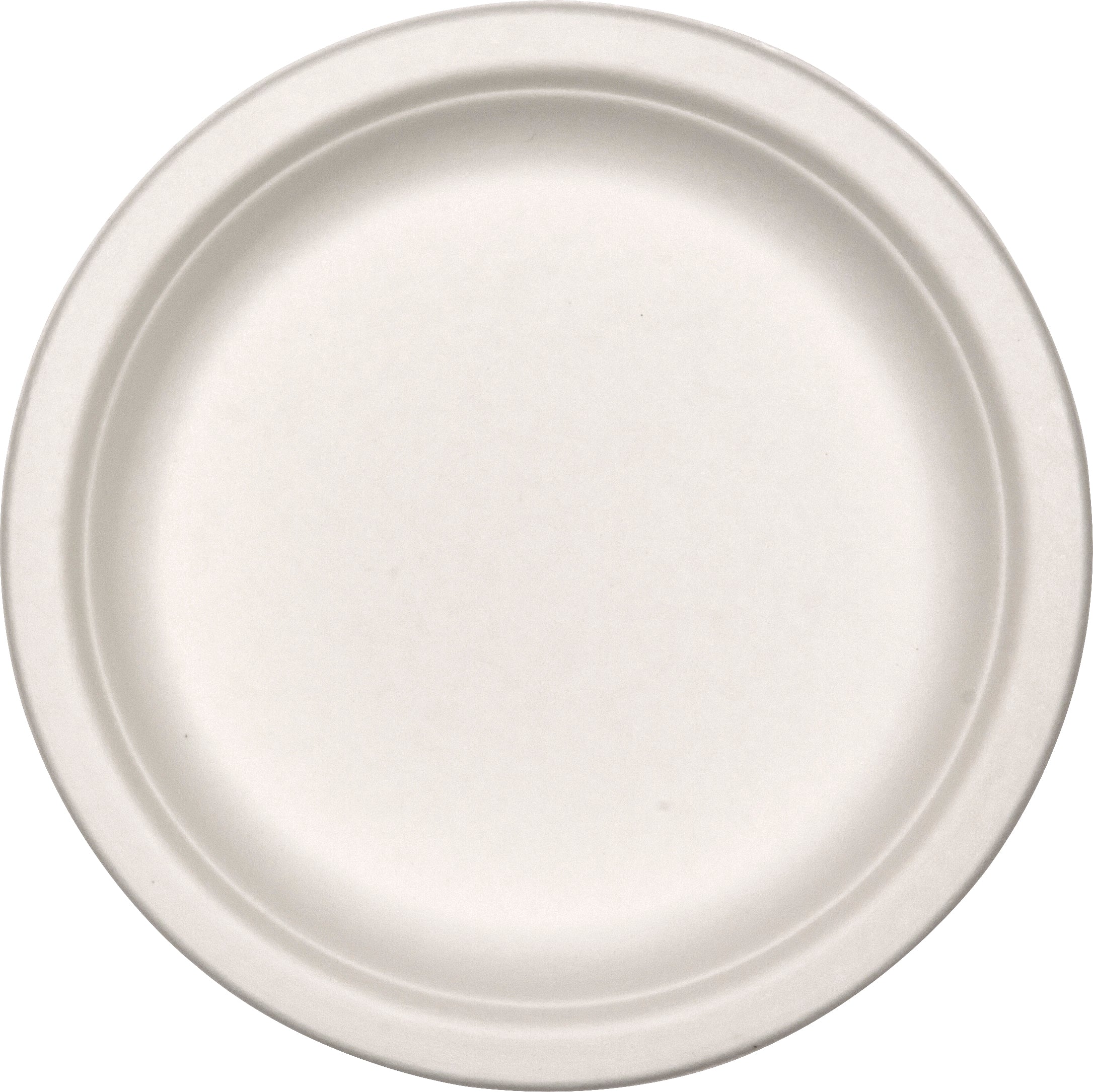 Tallrik Ø18 Bagasse Naturvit 1000st