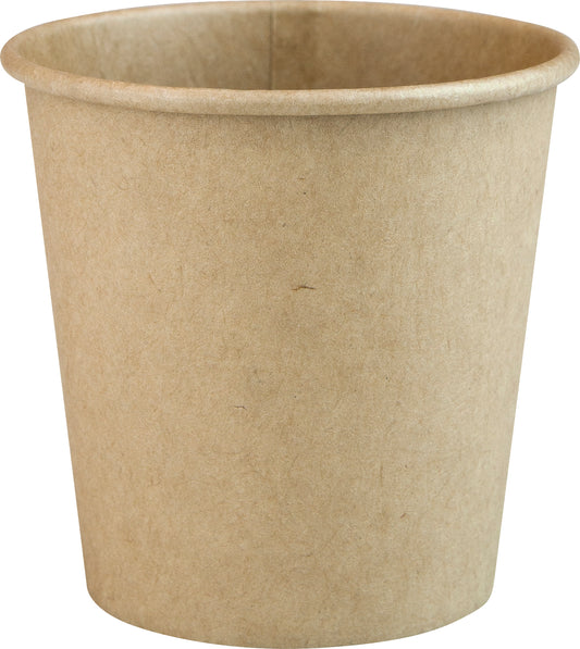 Bägare papper 110ml Brun/brun 3000st