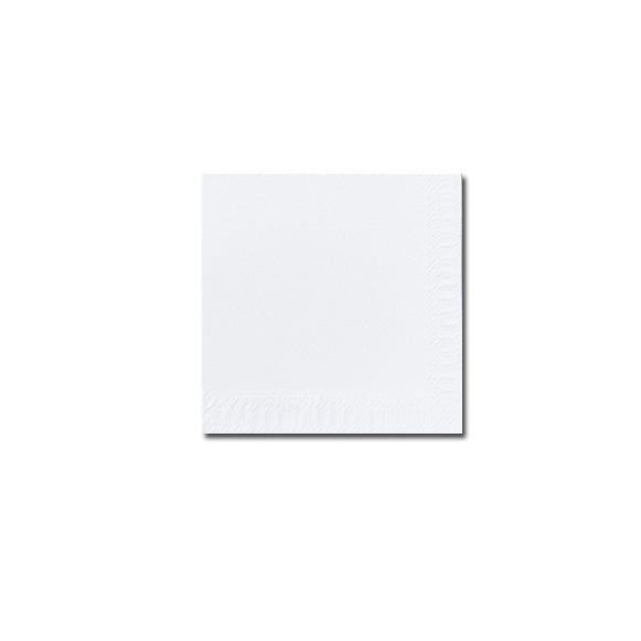 Servett 2-lag 24x24cm Vit 2400st