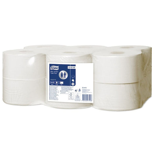 Tork Toalett Mini Jumbo T2 Advanced 12rl