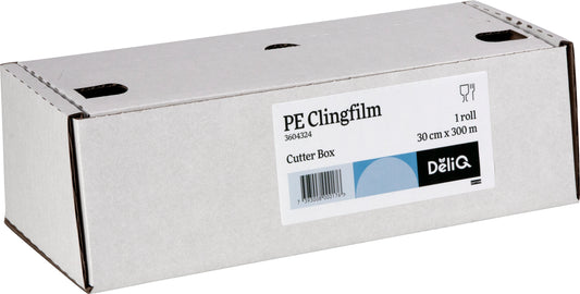 Plastfilm på rulle i box Klar 0,30x300m