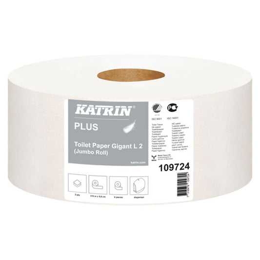 Katrin Toalett Gigant Plus 2-lag 6rl