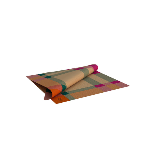 Tissueservett 33x33cm Glowy Tartan 3-lagers 500st