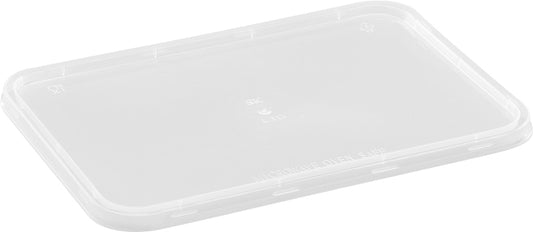 Lock till Svart/Bagasse Mikroform 500-960mlTransparent  500st
