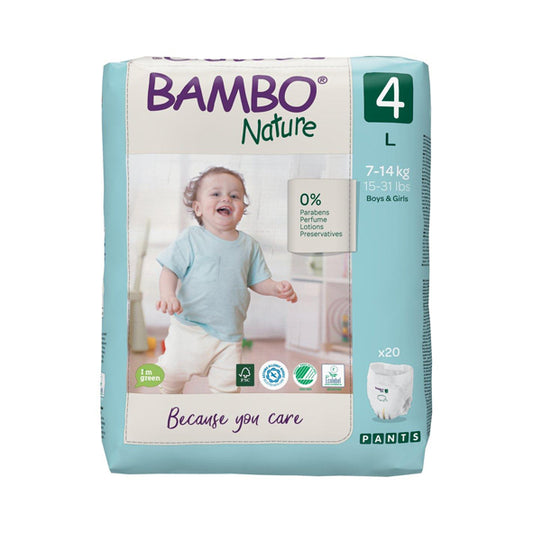 Blöja Pants Maxi 7-14kg Bambo Nature 100st