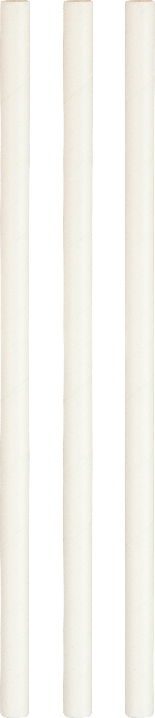 Papperssugrör jumbo Vit 500st