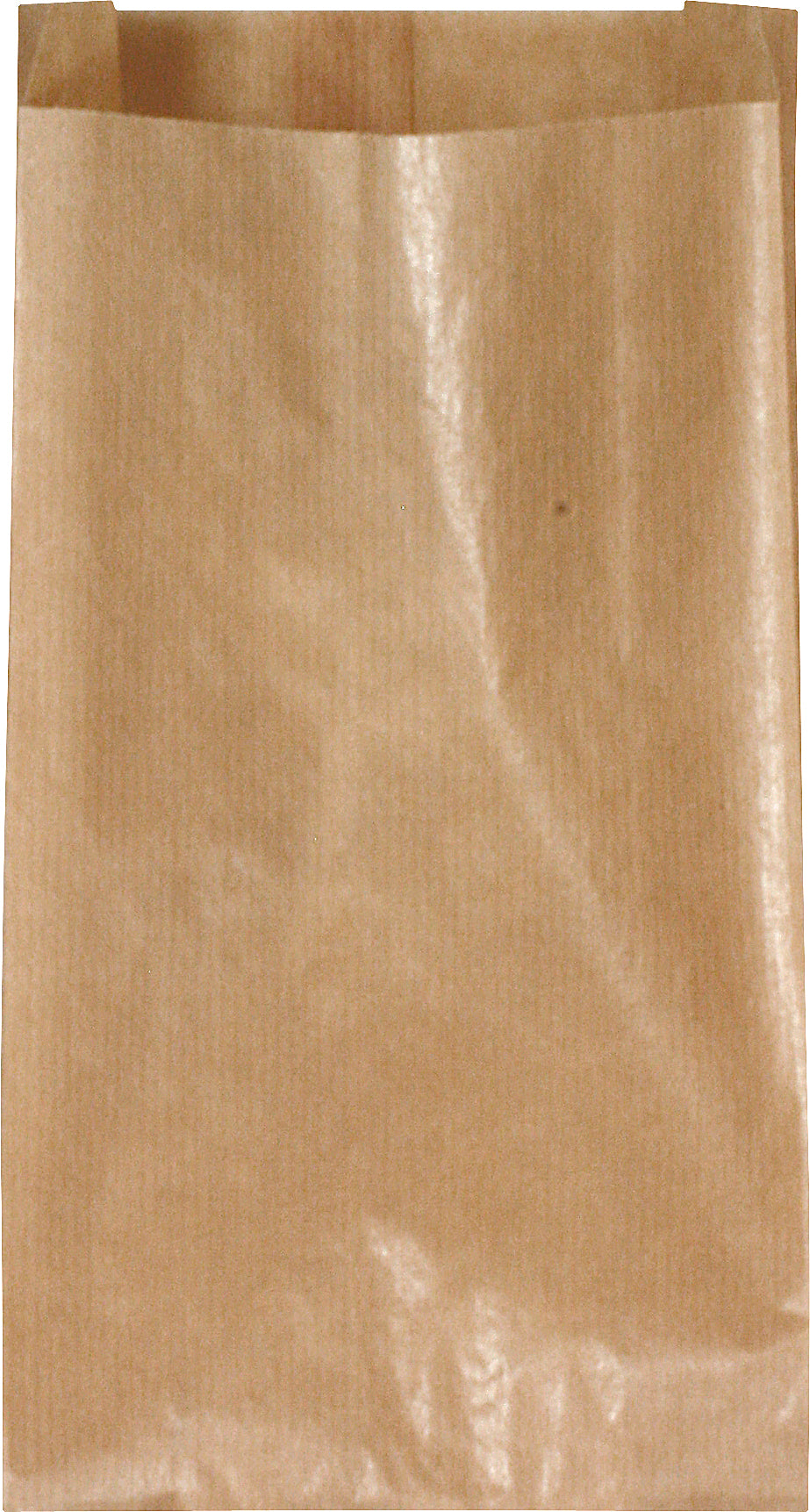 Påse plan med invik 0,5 kg Brun 1000st