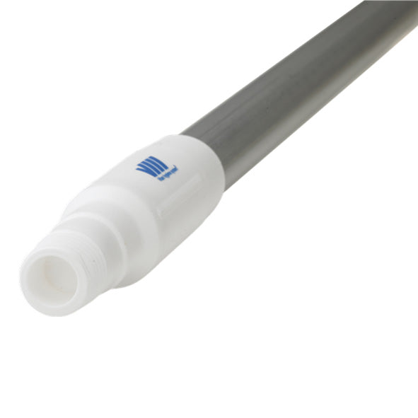 Teleskopskaft med Gänga Aluminium/Vit 1,30-1,81m