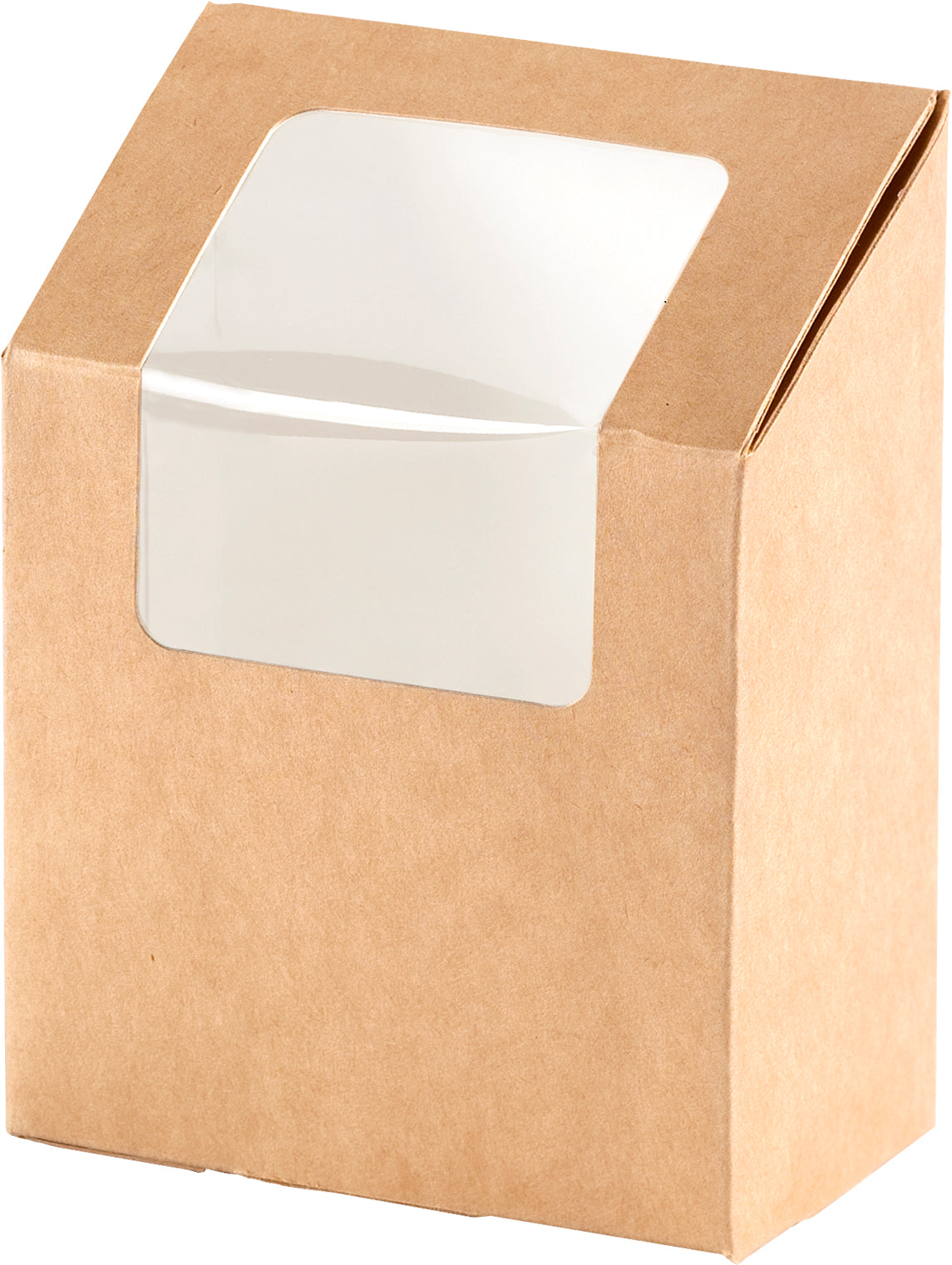 Wrapbox med fönster BioPak Brun 1000st