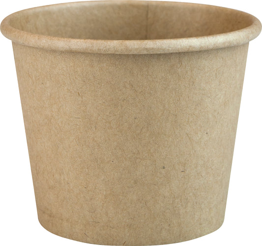 Bägare papper 90ml Brun/brun 3000st