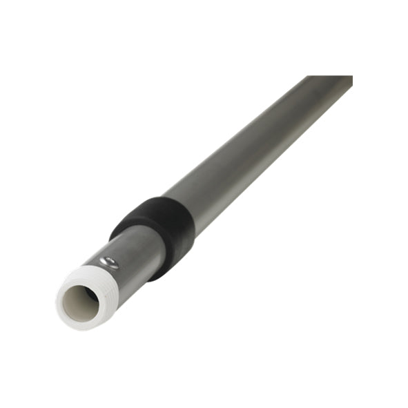 Teleskopskaft med Gänga Aluminium/Svart 1,05-1,8m