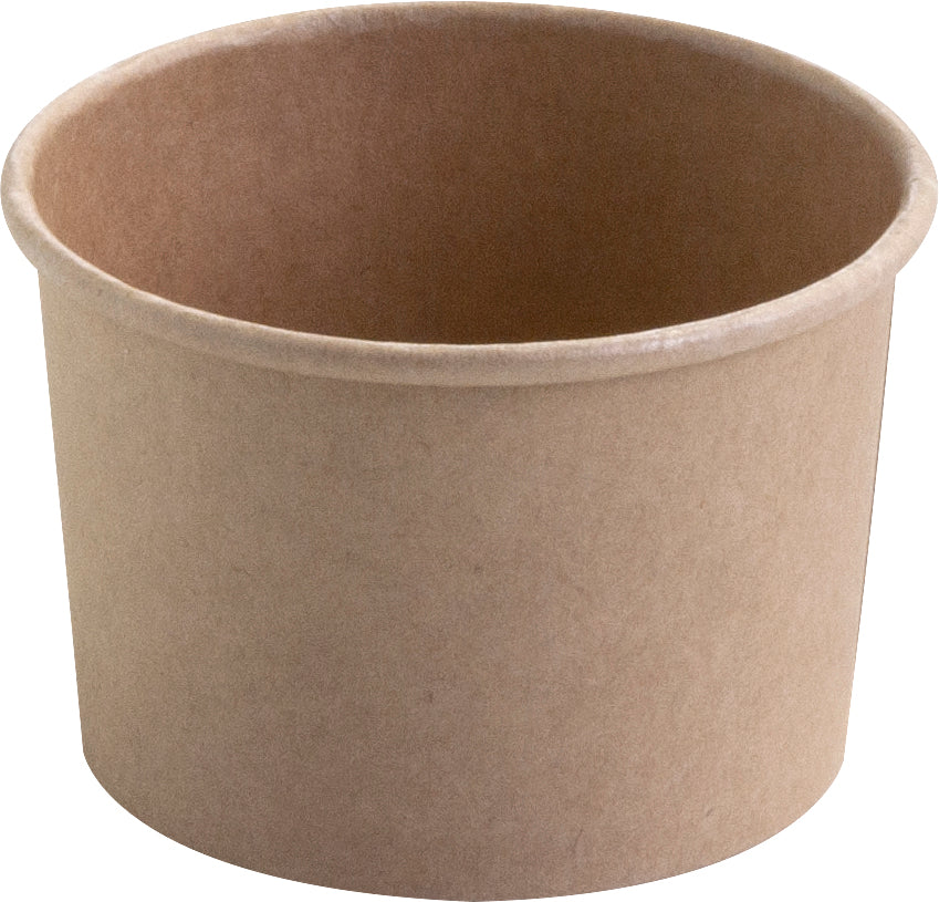 Bägare papper 120ml Brun/brun 1000st