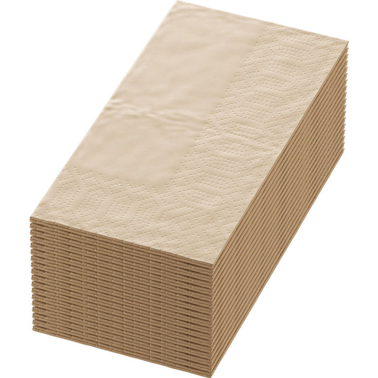 Servett 1/8 3-lag 33x33cm Natural Brown 1000st