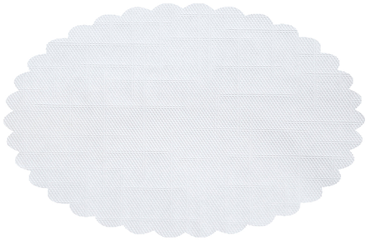 Fatpapper oval Vit 2000st
