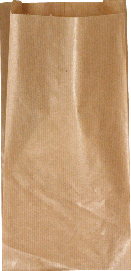 Påse plan med invik 1,0 kg Brun 1000st