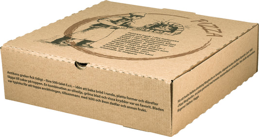 Pizzakartong dubbel calzone m pizzatryck 100st