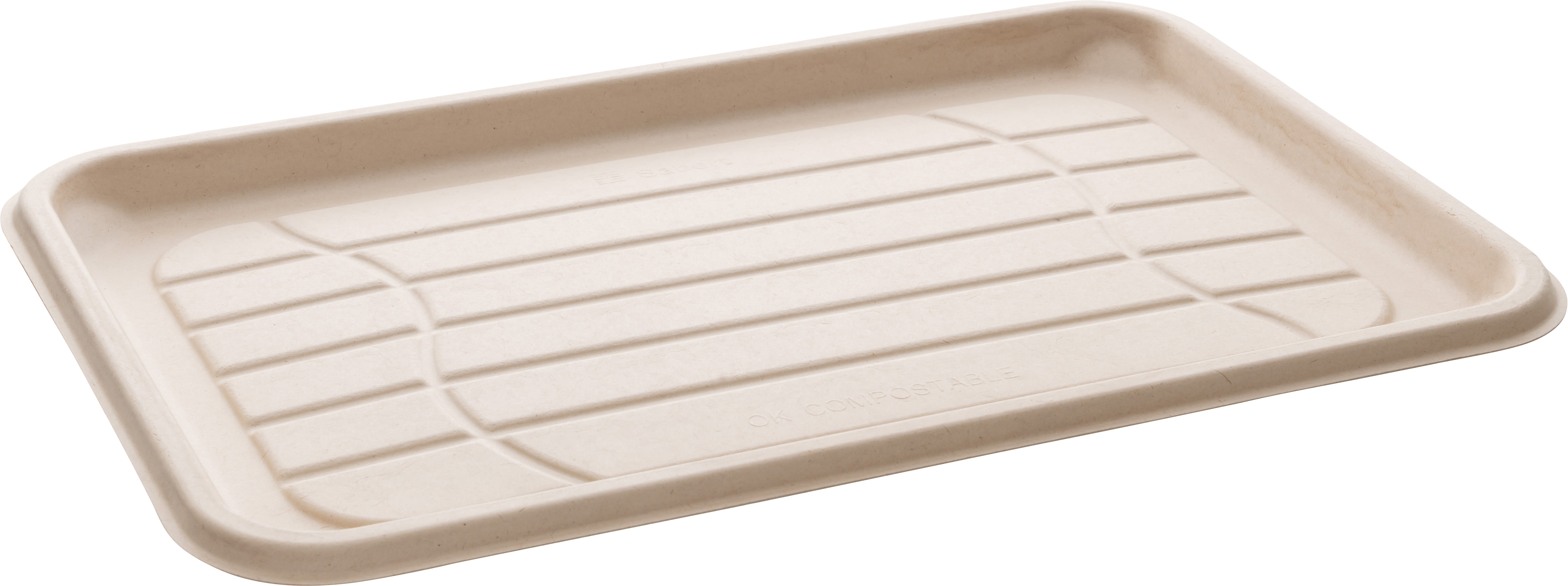 Uppläggningsfat 100st 460x300mm Bagasse