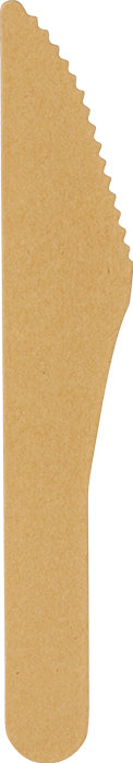 Bestick kniv i papper Natur 100st