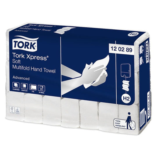 Tork Handduk Mjuk H2 Advanced 2-lag 3780st