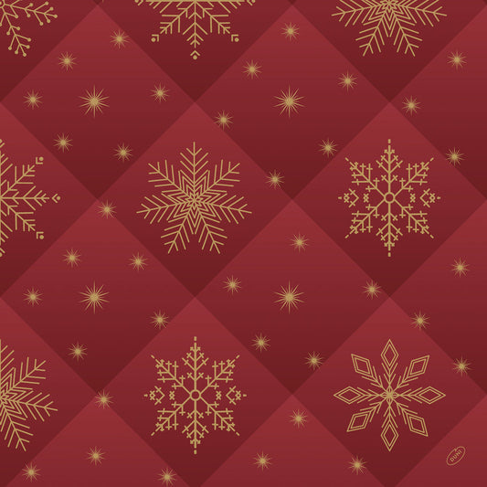 Servett Dunilin 48x48cm Rhombus Bordeaux  216st