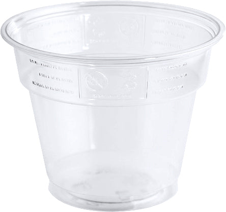 Plastglas till yoghurt-glass låg 280 ml Klar 800st