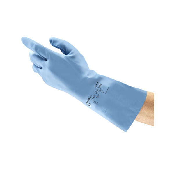 Diskhandske Nitril Blå S/6,5 12st