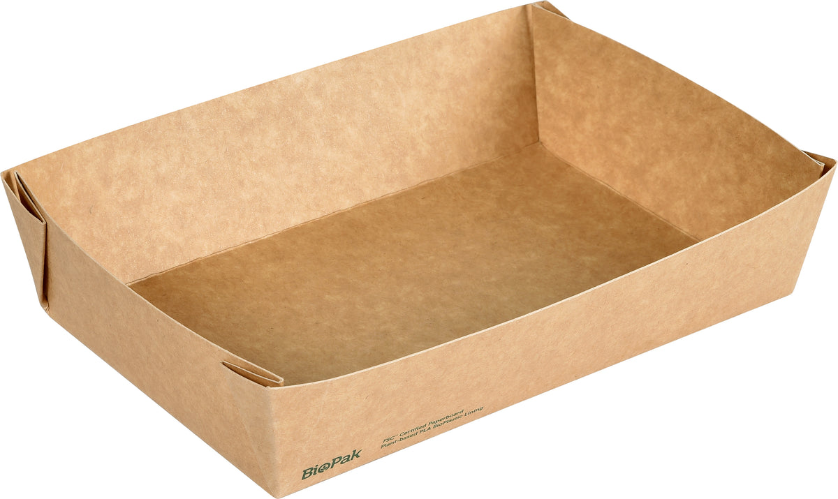 Hämtform Brick Box Viking BioPak 1100ml Brun 300st