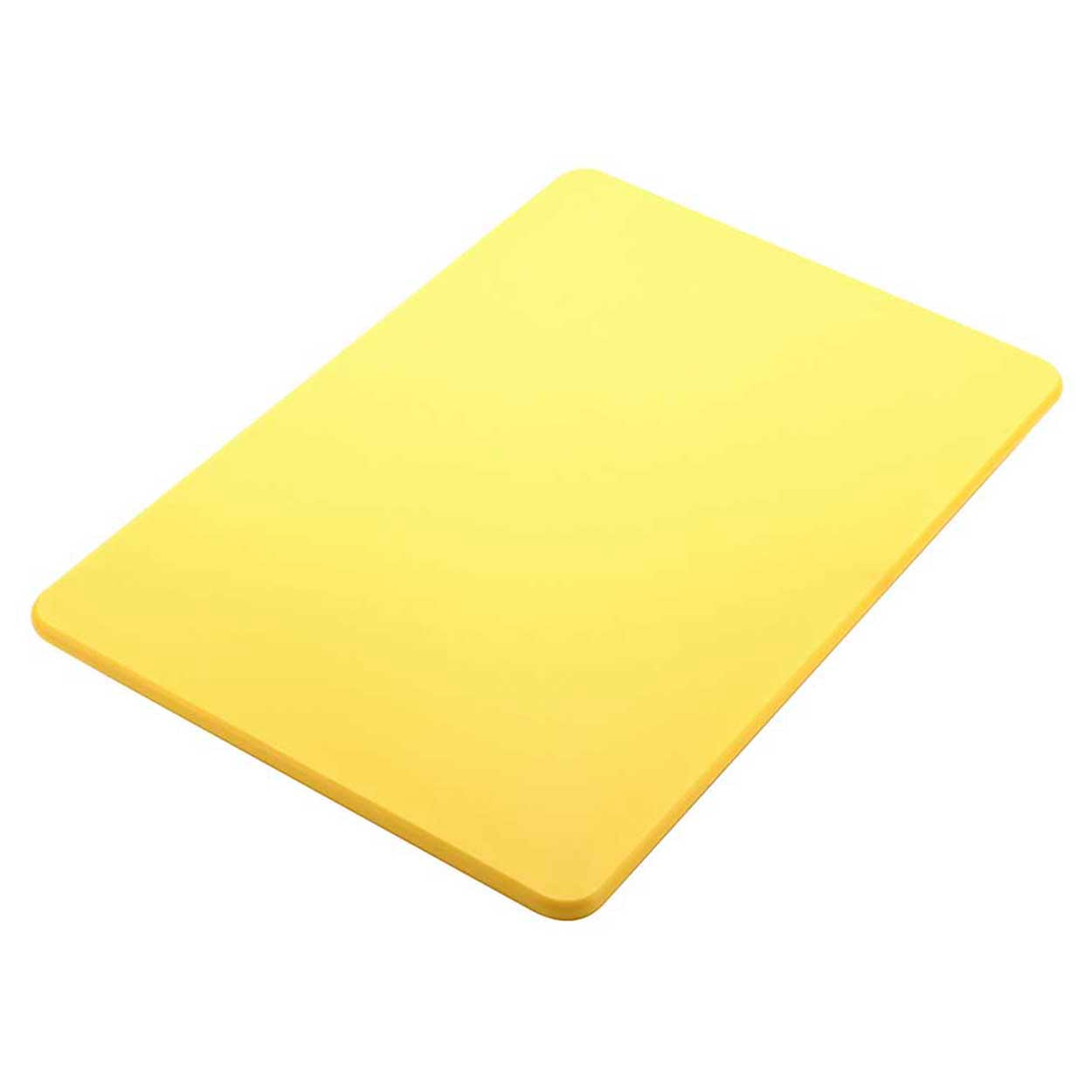 Skärbräda i polypropenplast Gul