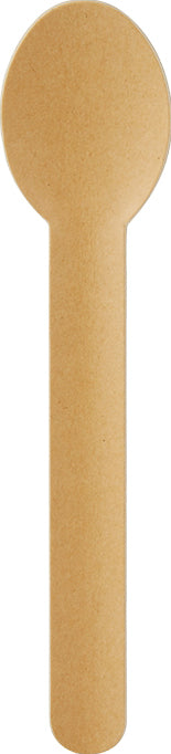 Bestick matsked i papper Natur 100st