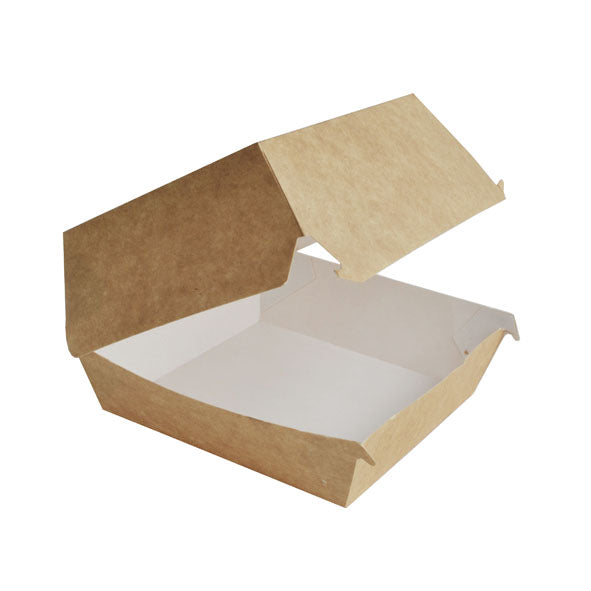 Hamburgerbox Brun 120x120x80mm 240st
