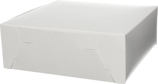 Konditorikartong med fast lock Vit 100st
