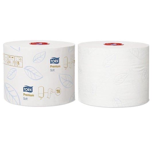 Tork Toalett Mid-size T6 Premium 2-lag 27rl