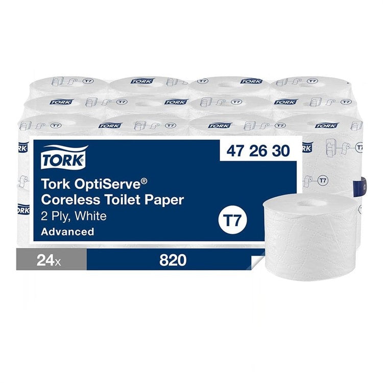 Tork Mid-Size Toalettpapper T7 2 -Lager 24rl
