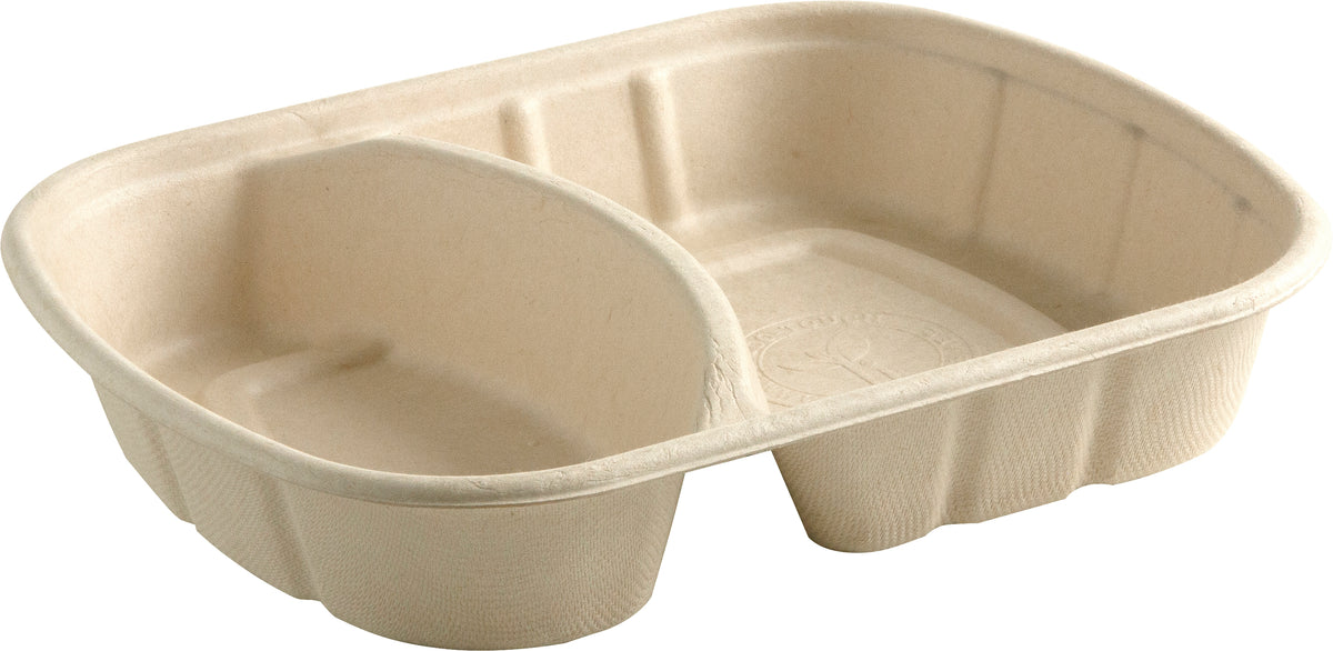 Form Mealbox 650/330 ml 2-fack Natur 250st