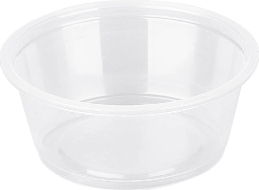 Bägare plast 96ml 2500st Transparent