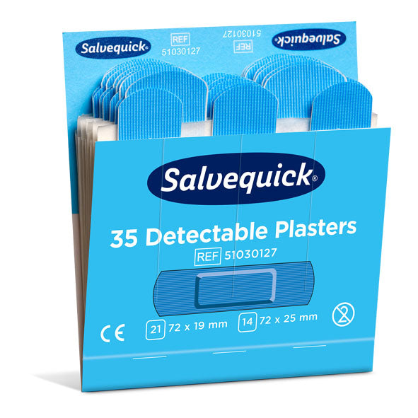 Detectable-plåster Blå Refill 35st