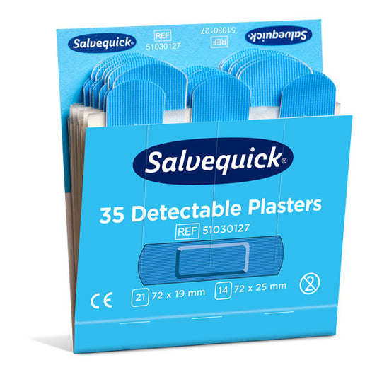 Detectable-plåster Blå Refill 35st