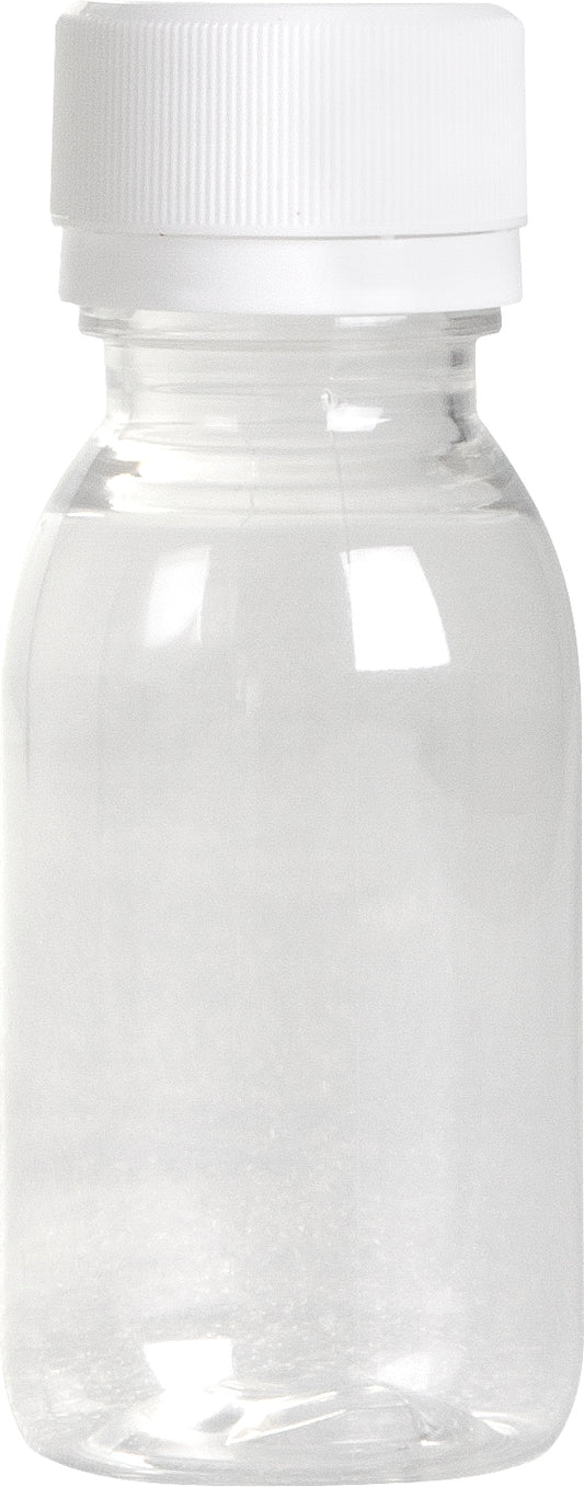 Juiceflaska 60ml med semiapplicerad kapsyl Klar 640st