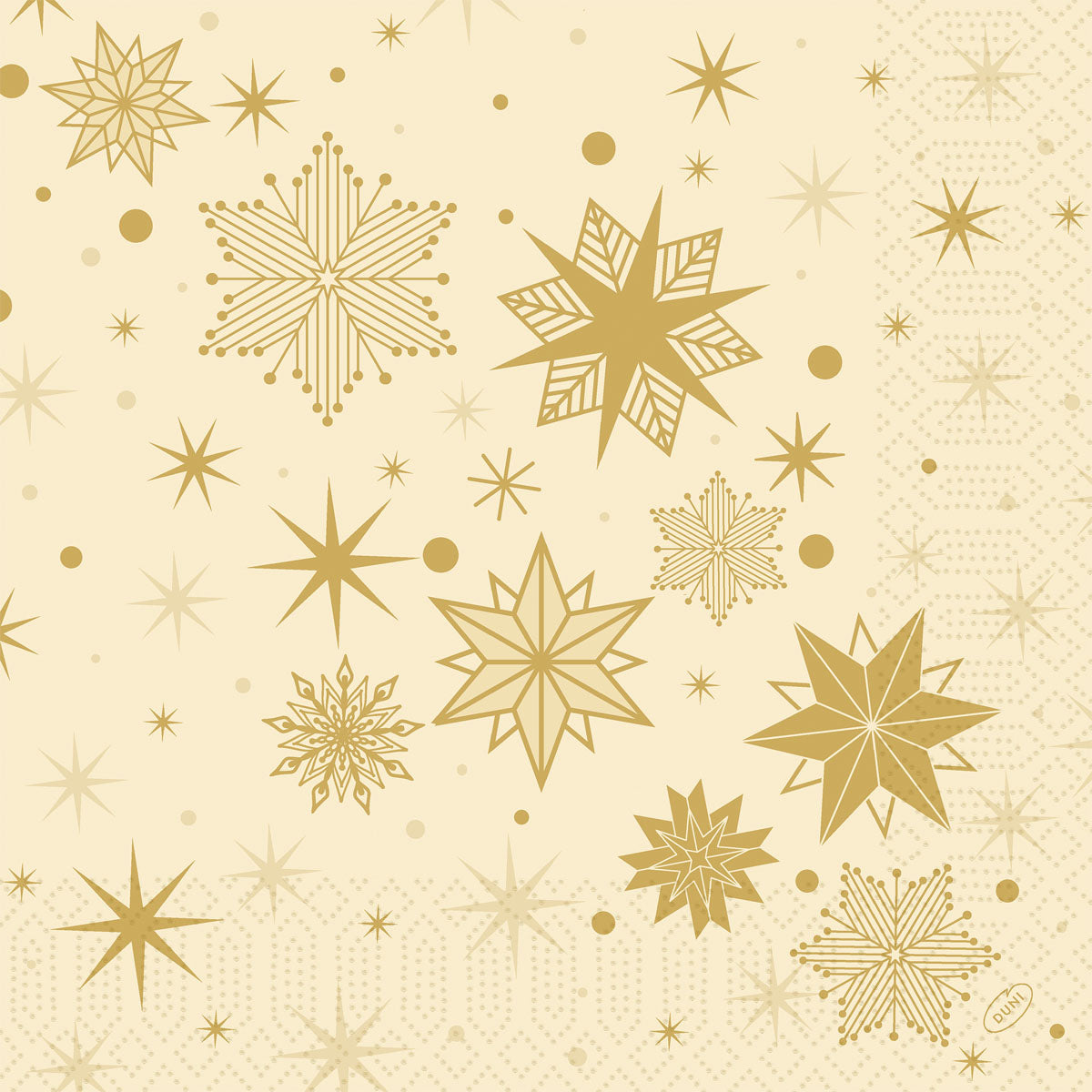Servett 3-lag 40x40cm Stargazing Cream  1000st