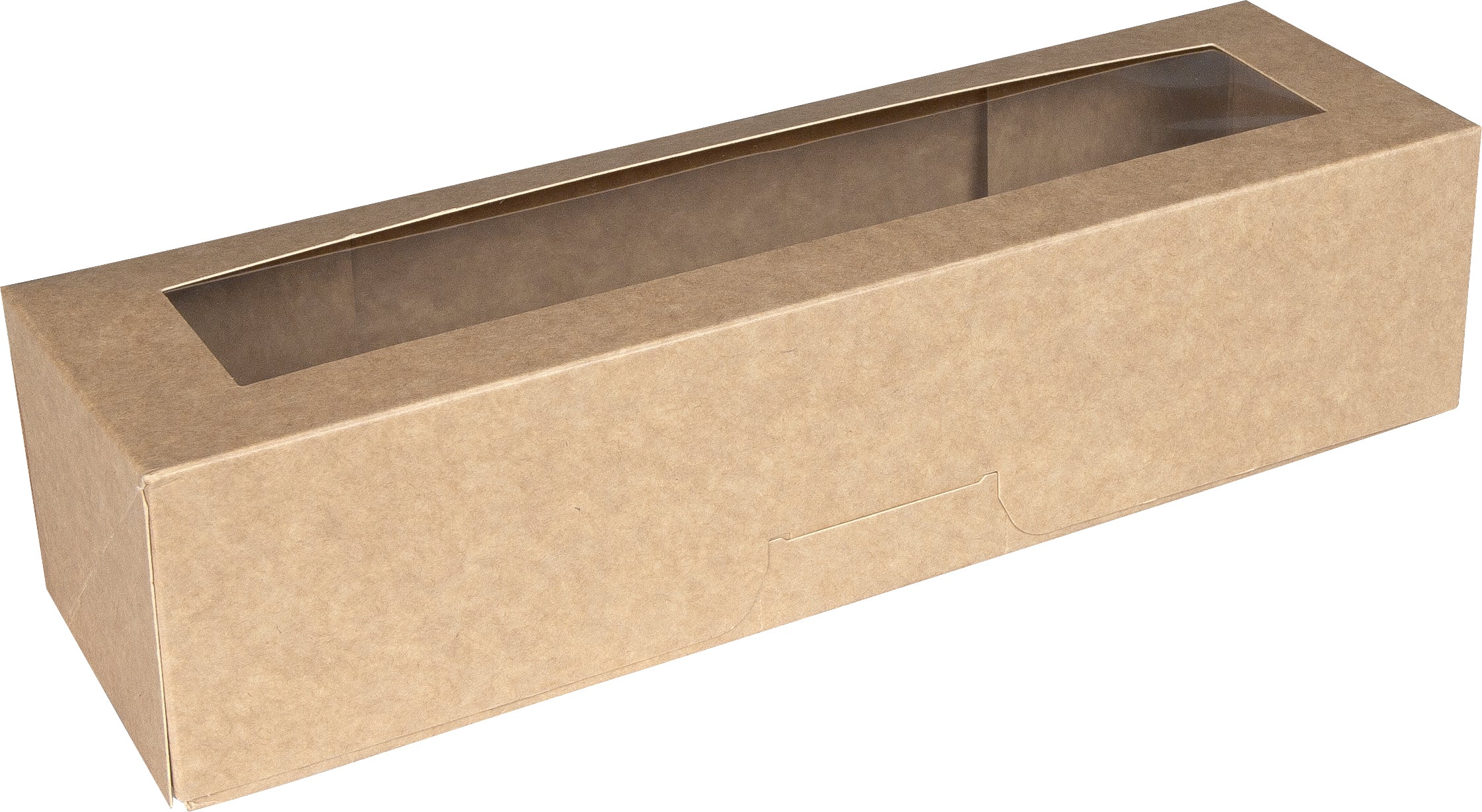Baguettebox med fönster Brun/brun 150st