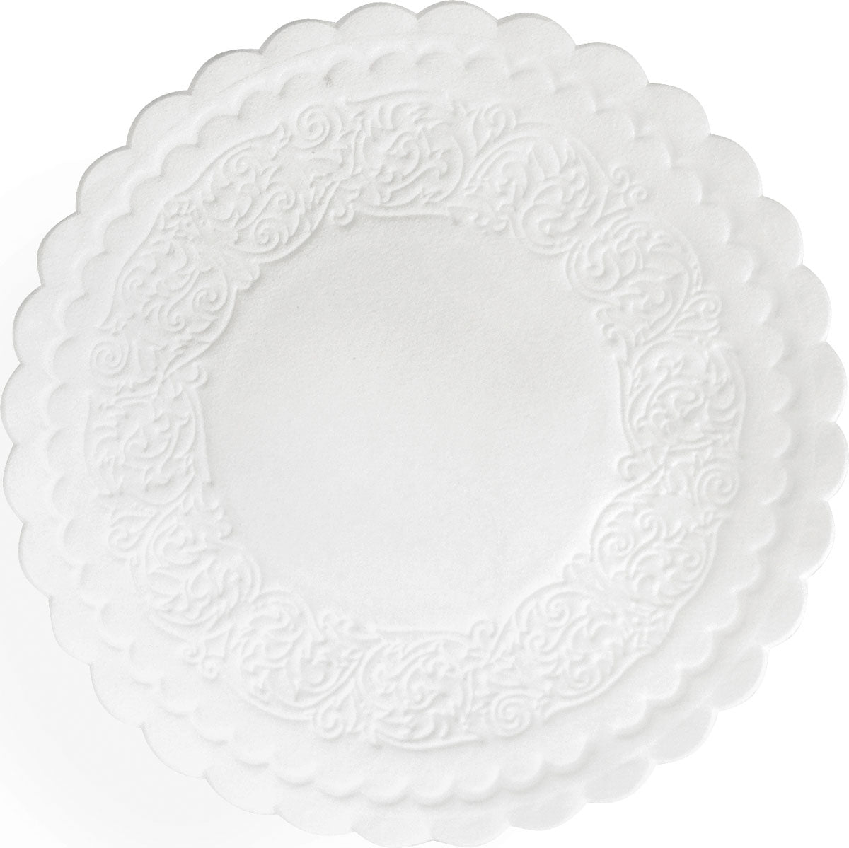 Kopp/Glasunderlägg Runda Ø9cm Vit 20x500st