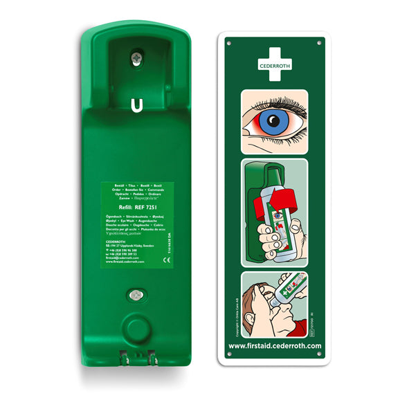 Vägghållare Ögondusch Cederrot