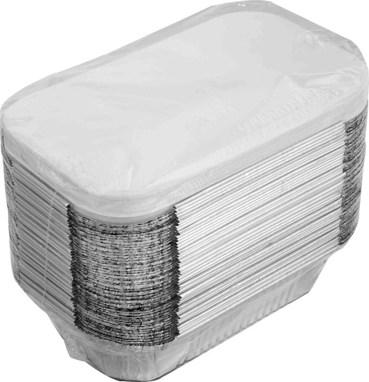Aluminiumform 670 ml 50-pack  Silver inkl.lock 900st