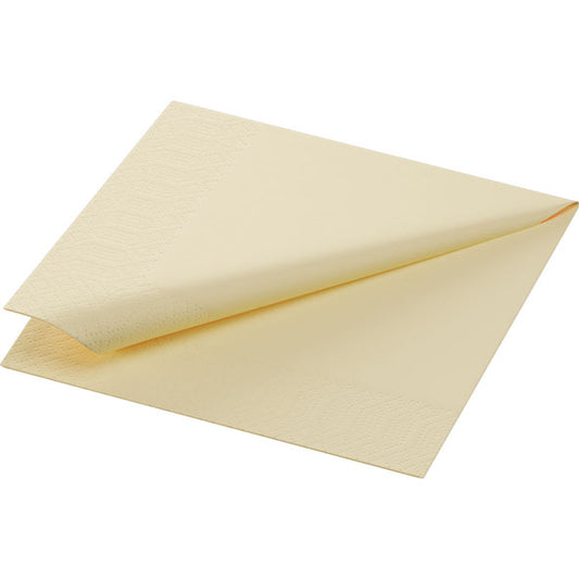 Servett 3-lag 24x24cm Vanilj 2000st