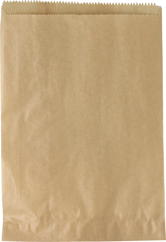 Påse plan ej invik 1,0 kg Brun 1000st