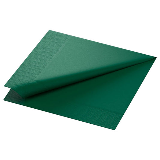 Servett 3-lag 40x40cm Mörkgrön 1000st