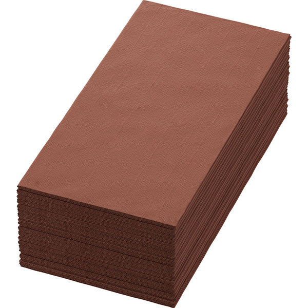Tissueservett 40x40cm Chestnut 3-lagers 1250st